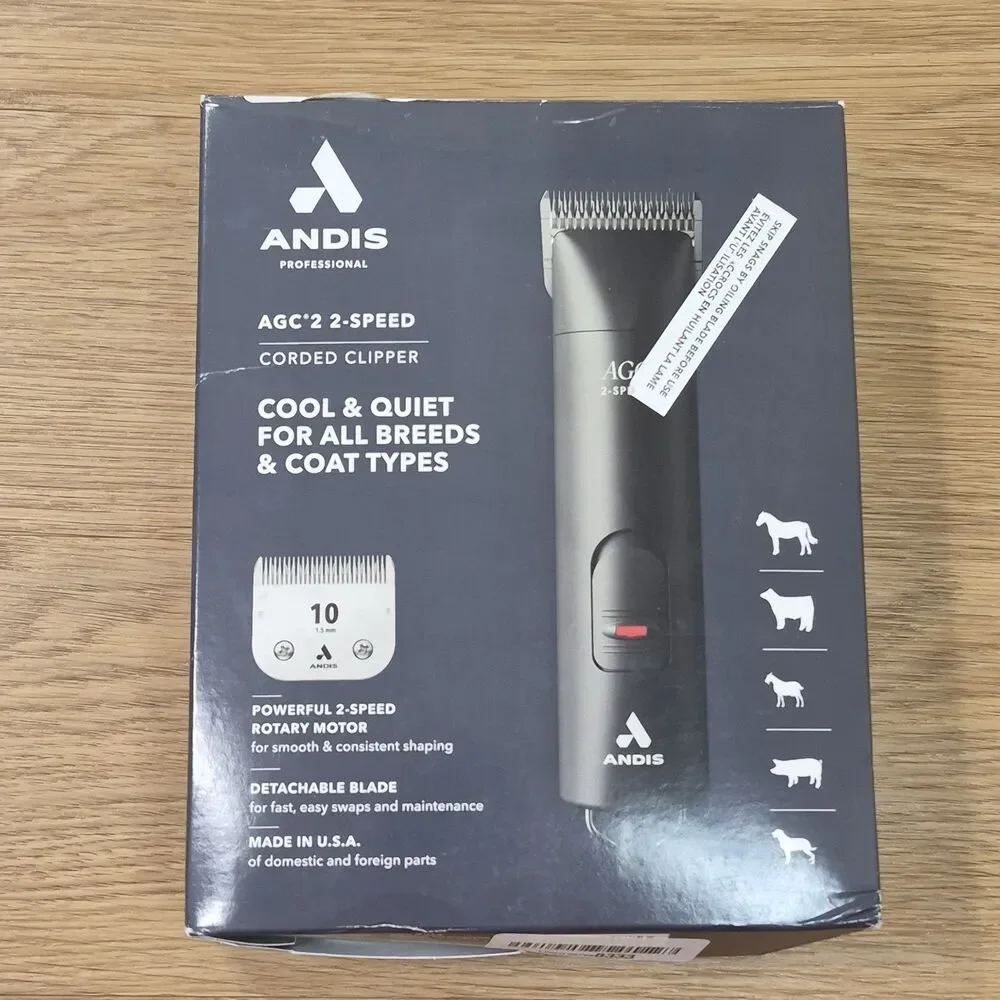Andis AGC2 Professional 2 Speed Blade Clipper Extra Long 14’ Cord